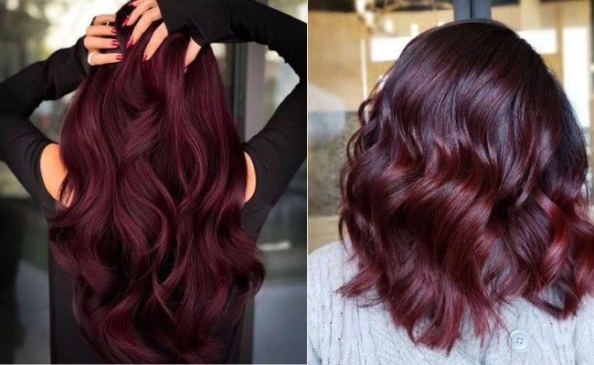 Tóc màu đỏ rượu