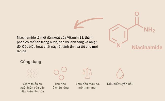 công dụng của niacinamide
