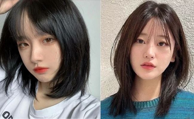 Kiểu tóc ngắn layer cho mặt dài