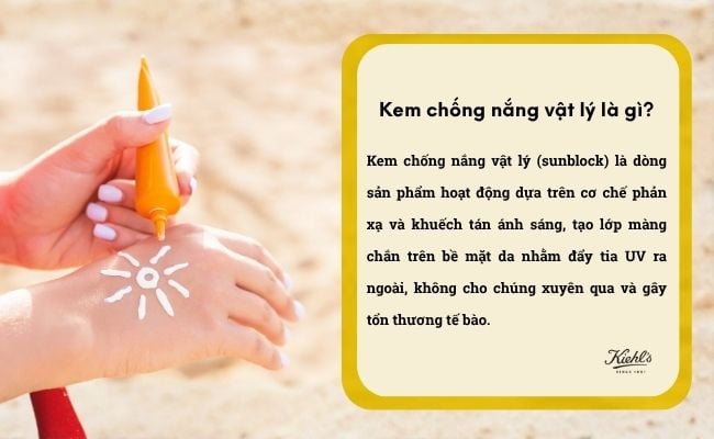 kem chống nắng vật lý là gì