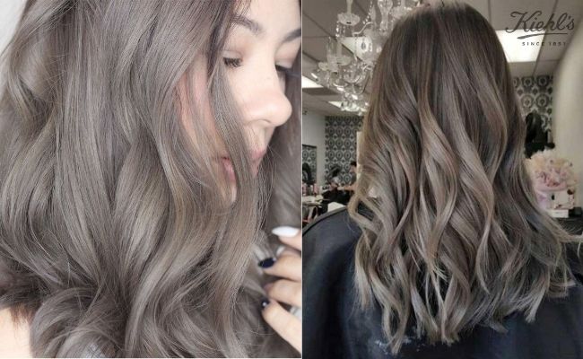 Màu tóc nhuộm cần tẩy nâu khói