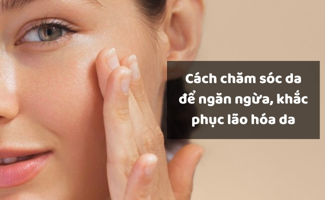 Cách chăm sóc da để ngăn ngừa và khắc phục lão hóa da