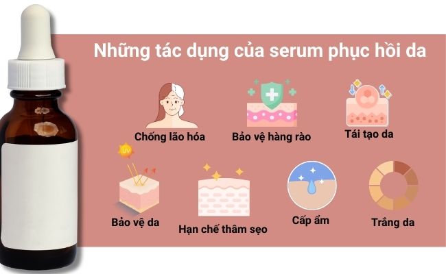 công dụng của serum phục hồi da