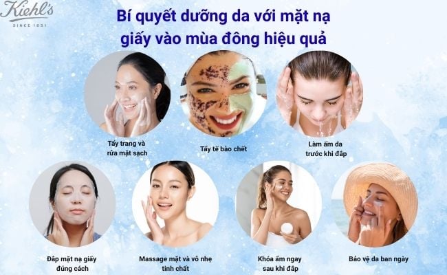 Bí quyết dưỡng da với mặt nạ giấy vào mùa đông