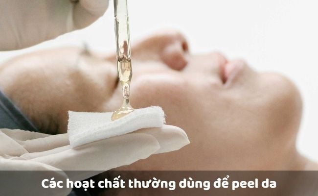 Các hoạt chất thường dùng để peel da

