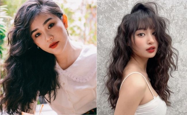 Kiểu tóc uốn retro thanh lịch