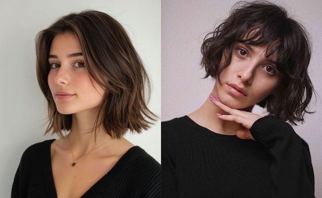 Tóc Italian bob xoăn nhẹ nữ thanh lịch và tinh tế