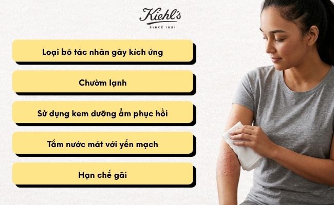 Cách điều trị viêm da tiếp xúc tại nhà
