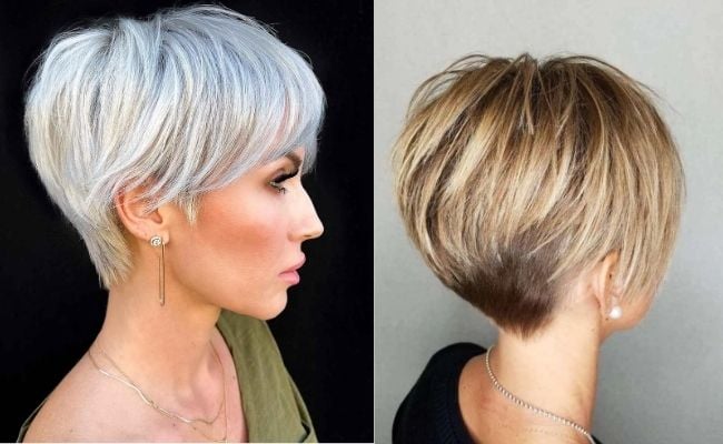 Tóc pixie Hollywood cá tính cho người tóc tóc mỏng