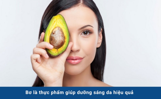 Bơ là thực phẩm giúp dưỡng sáng da hiệu quả