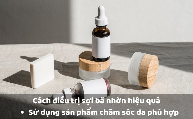 Sử dụng sản phẩm chăm sóc da phù hợp