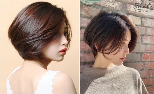 Kiểu tóc tém duỗi phồng