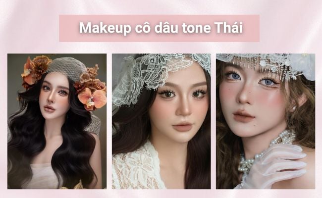 Các tone makeup cô dâu phổ biến hiện nay

