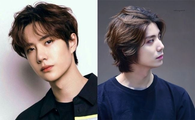 Tóc xoăn gợn nhẹ kiểu Pháp cho nam giới