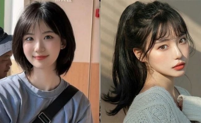 Kiểu tóc mái thưa ngắn