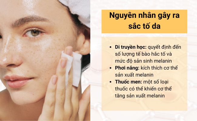 Nguyên nhân gây ra sắc tố da