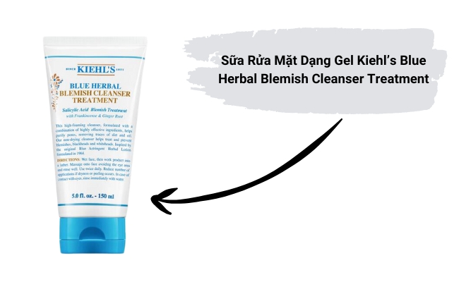 Sữa rửa mặt Blue Herbal Blemish Cleanser Treatment