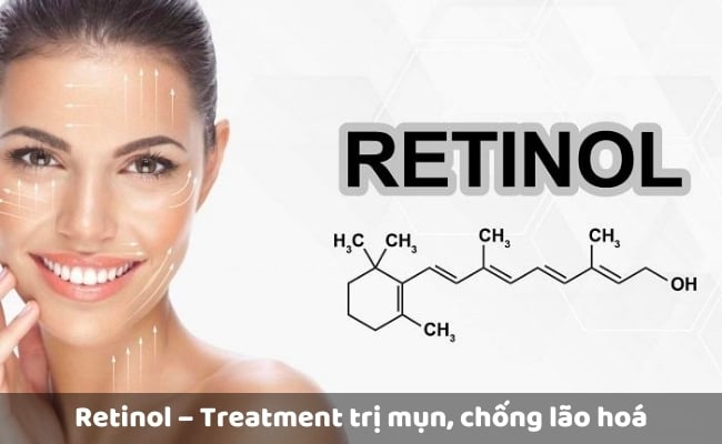 Retinol – Treatment trị mụn, chống lão hoá