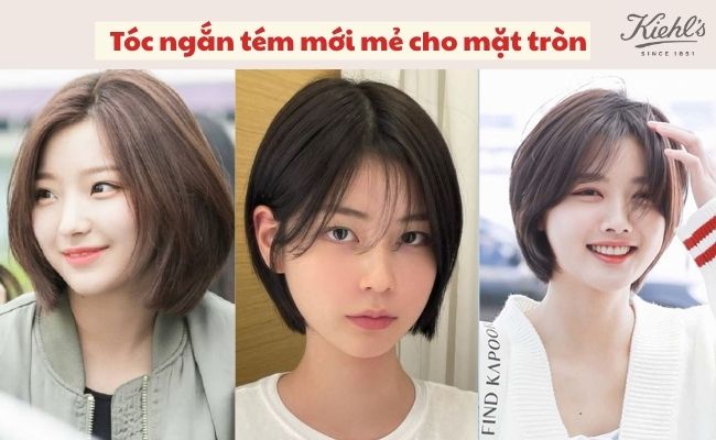 các kiểu tóc ngắn cho mặt tròn giúp che khuyết điểm hot nhất