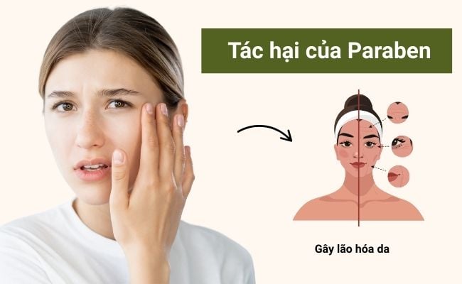 Gây lão hóa da

