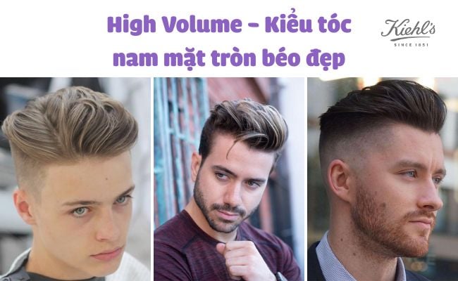 kiểu tóc nam mặt tròn béo