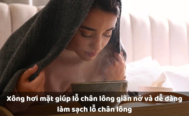 Xông hơi vùng mặt