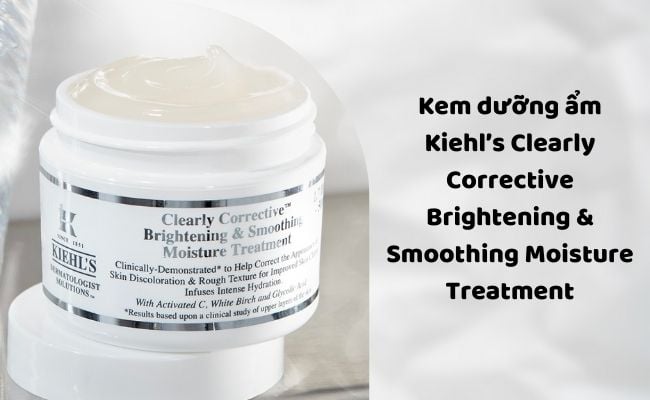 Kem Dưỡng Sáng Da Mặt Ban Đêm Kiehl's Clearly Corrective Brightening & Smoothing Moisture Treatment