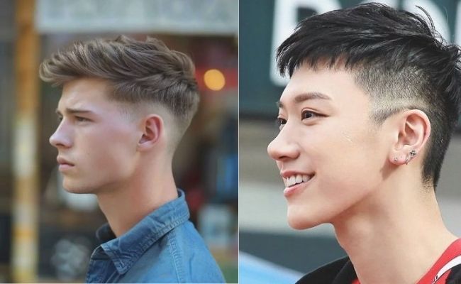 Tóc layer nam cạo 2 bên chất ngầu