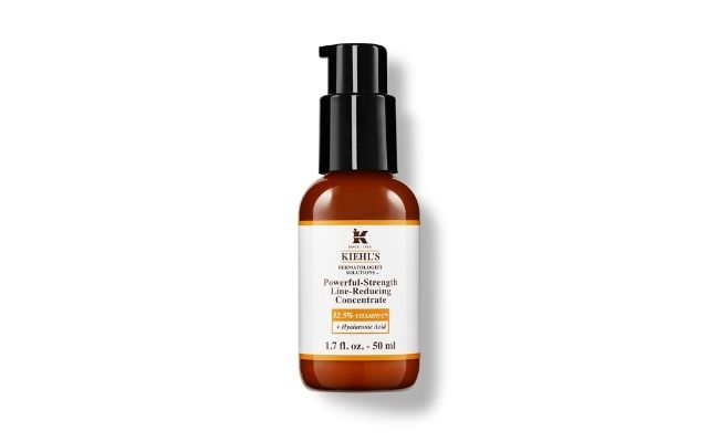 Cách làm đều màu da mặt do tăng sắc tố và đốm nâu với Serum Vitamin C đậm đặc Kiehl's