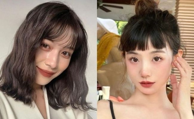 kiểu tóc trán cao giúp che khuyết điểm