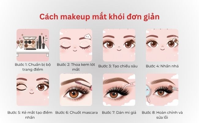 Cách makeup mắt khói đơn giản cho người mới