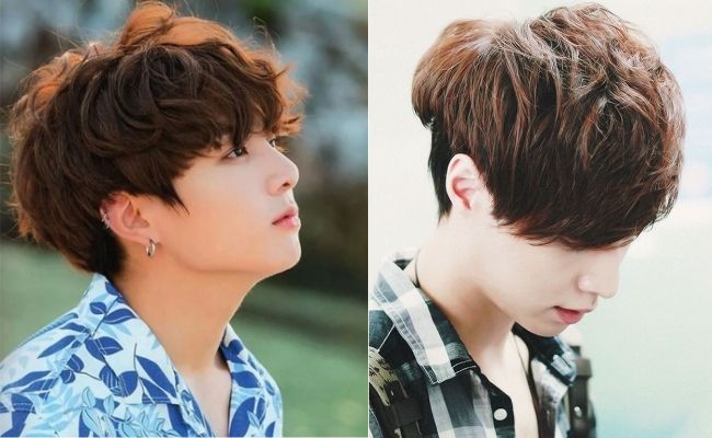 Nam da ngăm nhuộm tóc màu socola