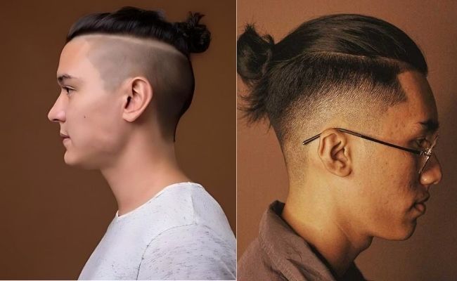 Kiểu tóc nam buộc sau chất ngầu