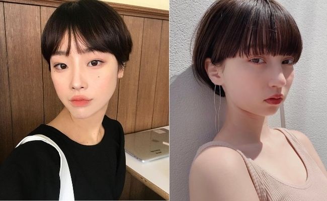 Tóc tomboy mái bằng