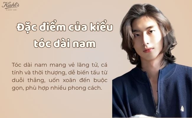 Đặc điểm của kiểu tóc dài nam