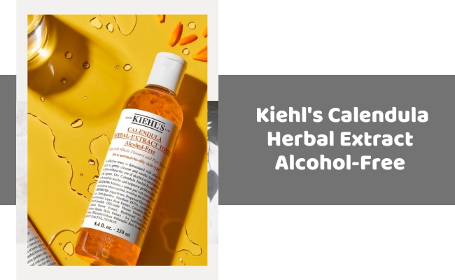 Toner hoa cúc giúp dưỡng da mùa đông Kiehl’s Calendula Herbal Extract Alcohol-Free Toner