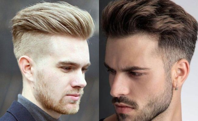 Tóc nam undercut cạo hai bên kết hợp layer
