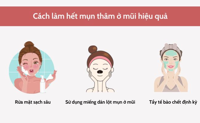 Hướng dẫn 11 cách làm hết mụn thâm ở mũi hiệu quả nhanh chóng