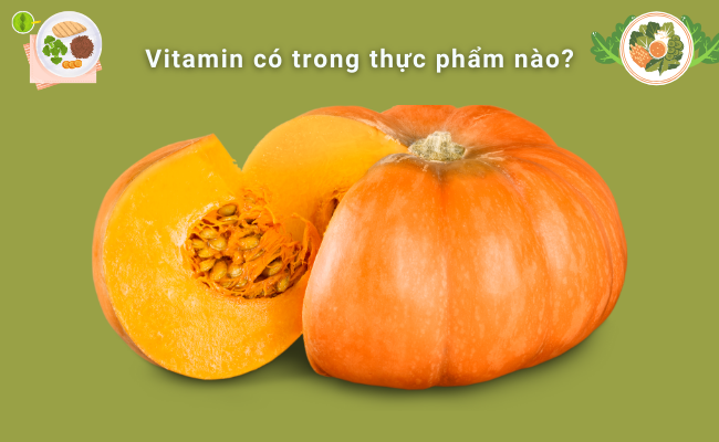 Bí đỏ chứa nhiều chất dinh dưỡng như vitamin A, vitamin C, kali