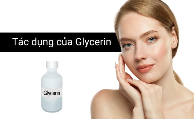 Glycerin mang đến nhiều tác dụng trong làm đẹp
