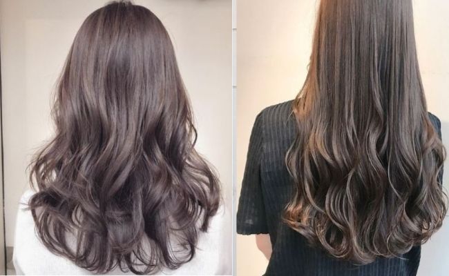 Tóc xoăn đuôi nhẹ nhàng cho mặt tròn