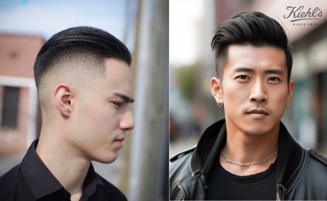 Kiểu tóc vuốt ngược 3 phân