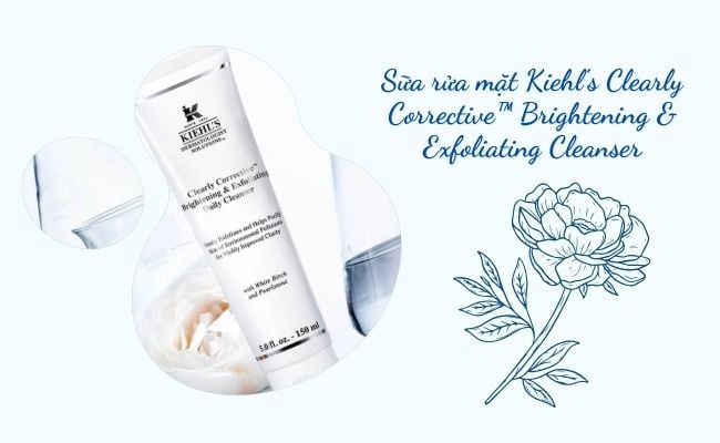  Sữa rửa mặt Clearly Corrective™ Brightening & Exfoliating Cleanser cải thiện làn da đều màu