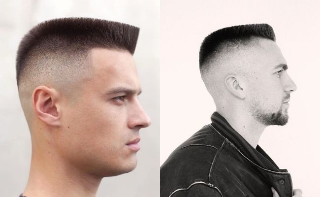 Tóc húi cua Flat Top cổ điển