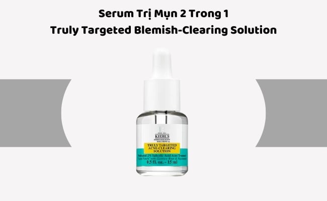 Serum Vitamin C Cho Da Dầu Mụn Kiehl's Powerful-Strength Line-Reducing Concentrate 15ML