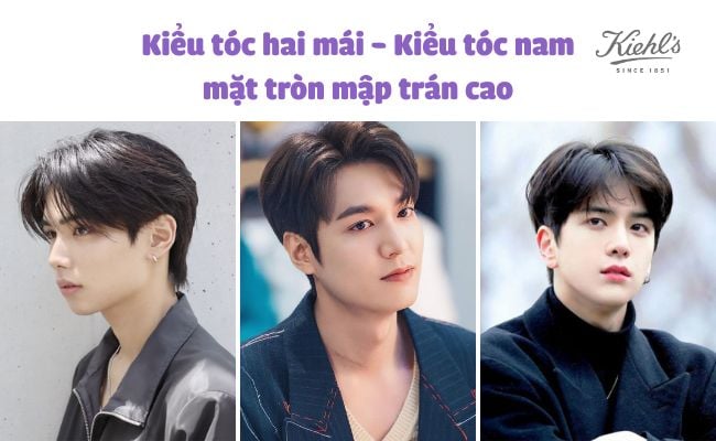 kiểu tóc nam mặt tròn béo