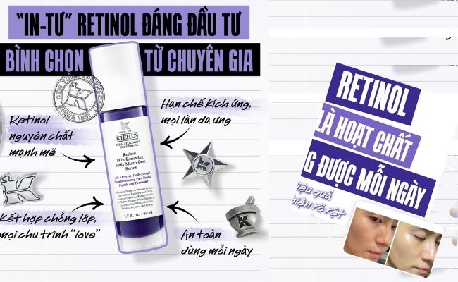 Serum Kiehl's Retinol Micro-Dose.