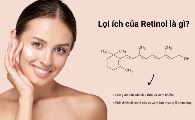 tác dụng của retinol
