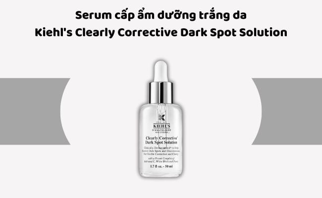 Serum cấp ẩm dưỡng trắng da Kiehl's Clearly Corrective Dark Spot Solution



