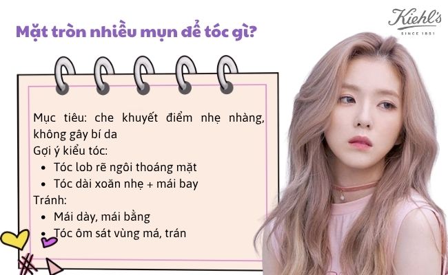 Cách chọn kiểu tóc cho mặt tròn theo khuôn mặt và dáng người 